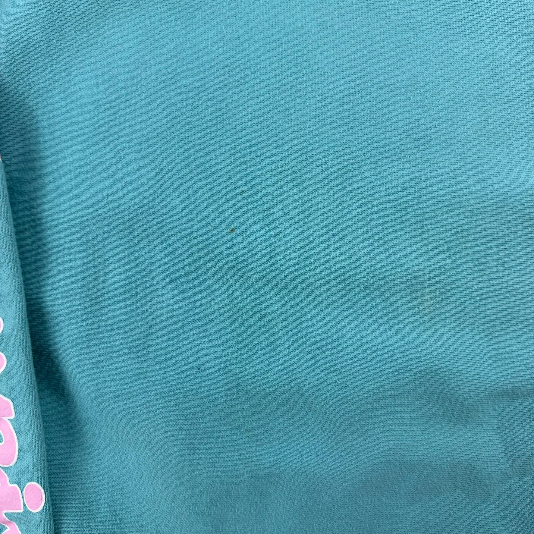 J- Vintage Champion Reverse Weave Embroidered Logo Teal Crewneck - M