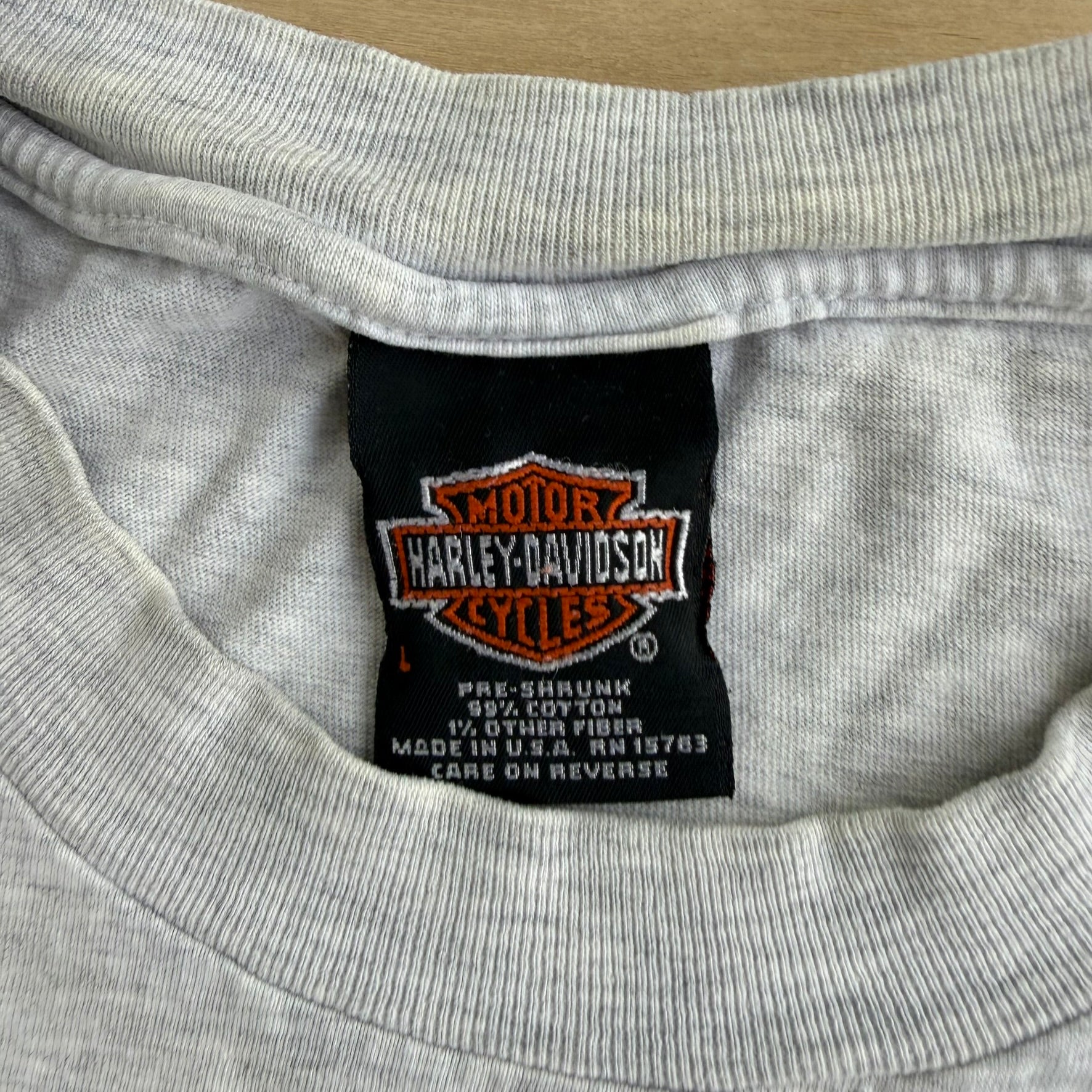 Vintage '01 Harley Davidson Delta BC Canada If I Have To Explain You Wouldn't Understand Text Graphic Made In USA Tee - L