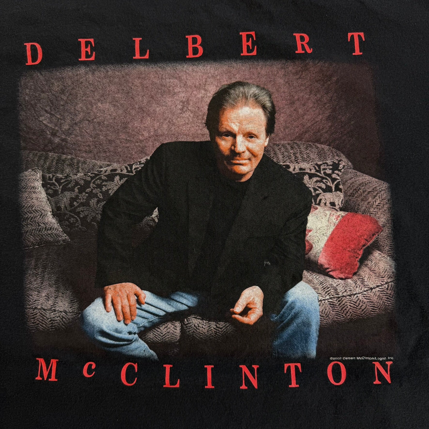 J- Vintage '02 Delbert McClinton Room To Breath Picture Tee - 3XL