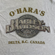 Vintage '01 Harley Davidson Delta BC Canada If I Have To Explain You Wouldn't Understand Text Graphic Made In USA Tee - L