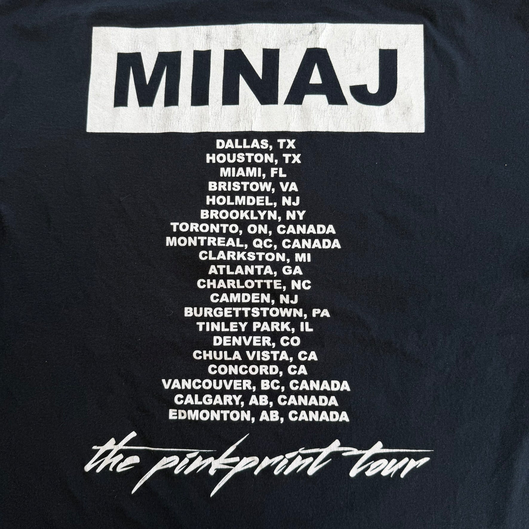 J- '15 Nicki Minaj The Pink Print Tour Picture Tee - XL