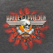 Vintage '06 Harley Davidson Atlanta Georgia Graphic Thermal Long Sleeve Tee - L