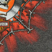 Vintage '06 Harley Davidson Atlanta Georgia Graphic Thermal Long Sleeve Tee - L
