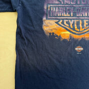 J- Vintage '00 Harley Davidson Ft Lauderdale Florida Graphic Made In USA Tee - XL