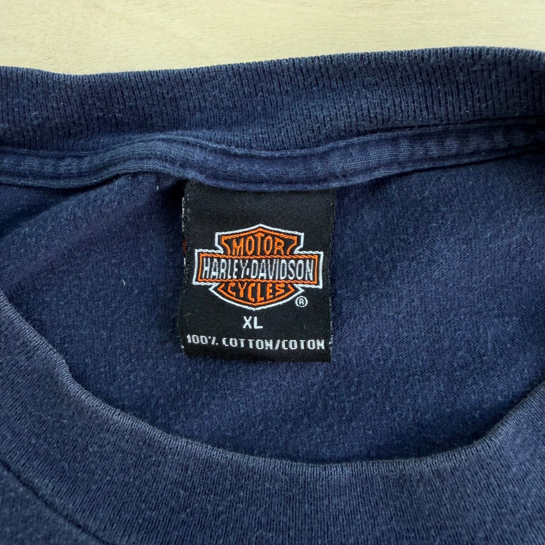 J- Vintage '00 Harley Davidson Ft Lauderdale Florida Graphic Made In USA Tee - XL