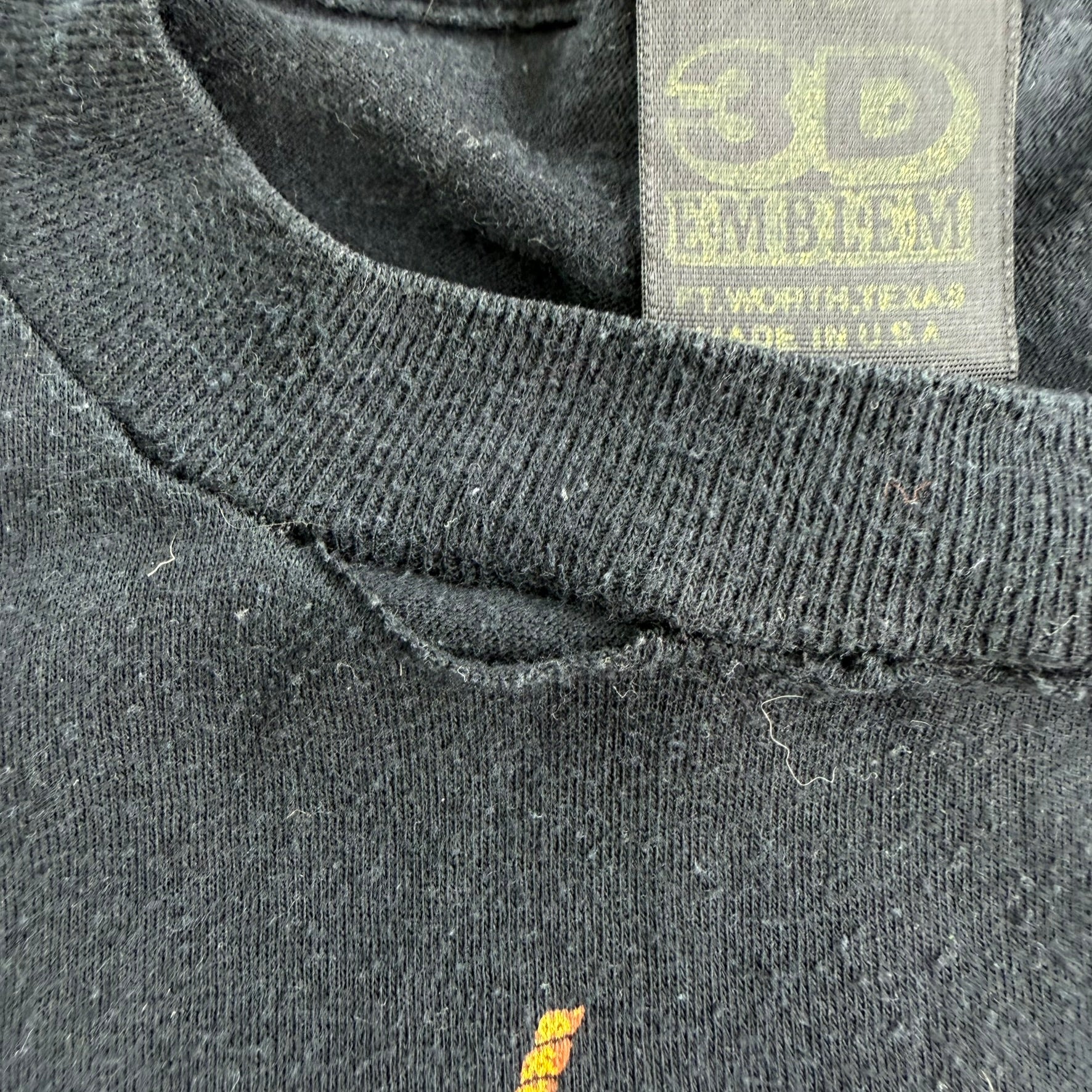 Vintage '88 3D Emblem Road Wrangler Truckers Only Nephi Utah Graphic Made In USA Single Stitch Tee - XL
