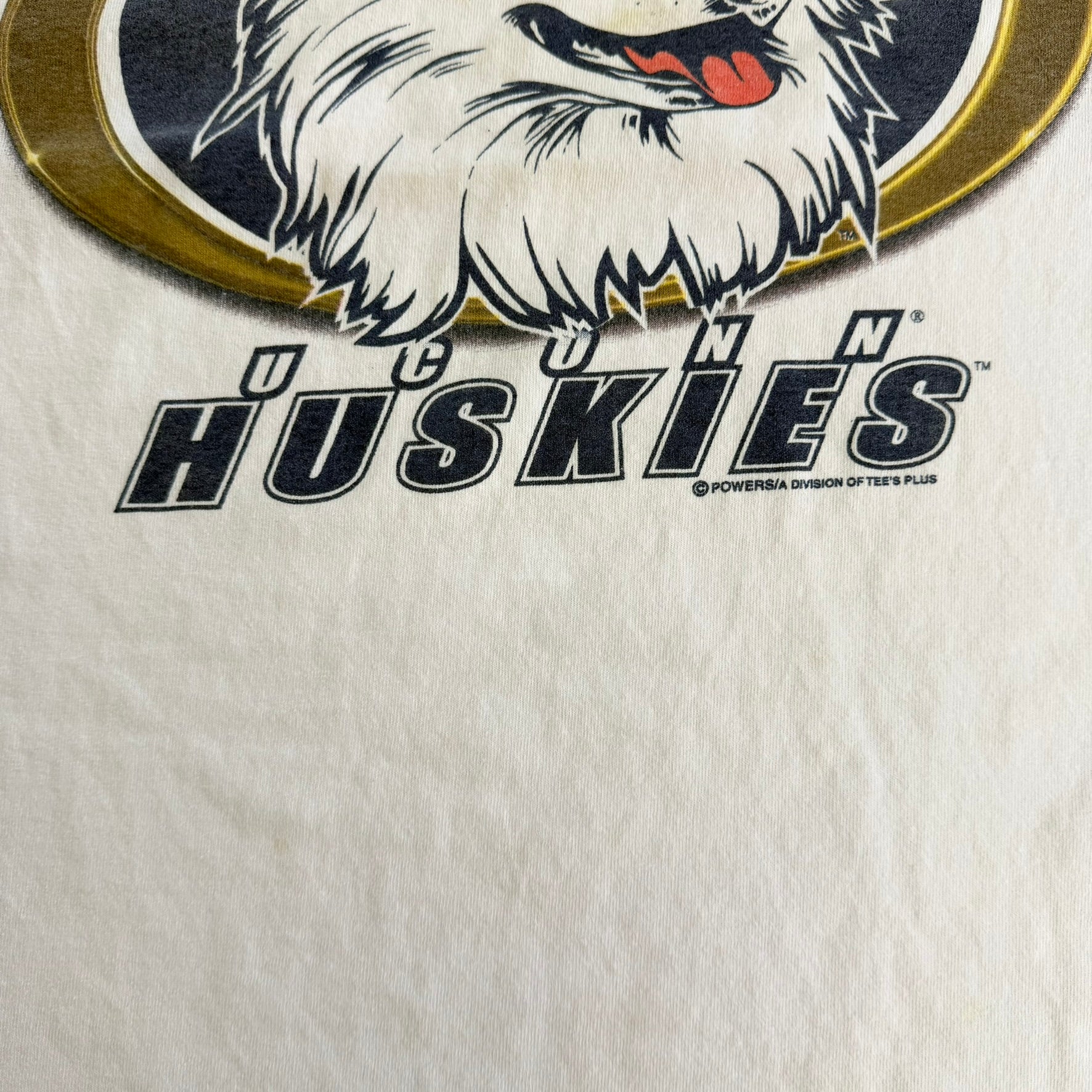 J- Vintage '02 Uconn Huskies Women's Basketball Big East Champions Graphic Tee - XL