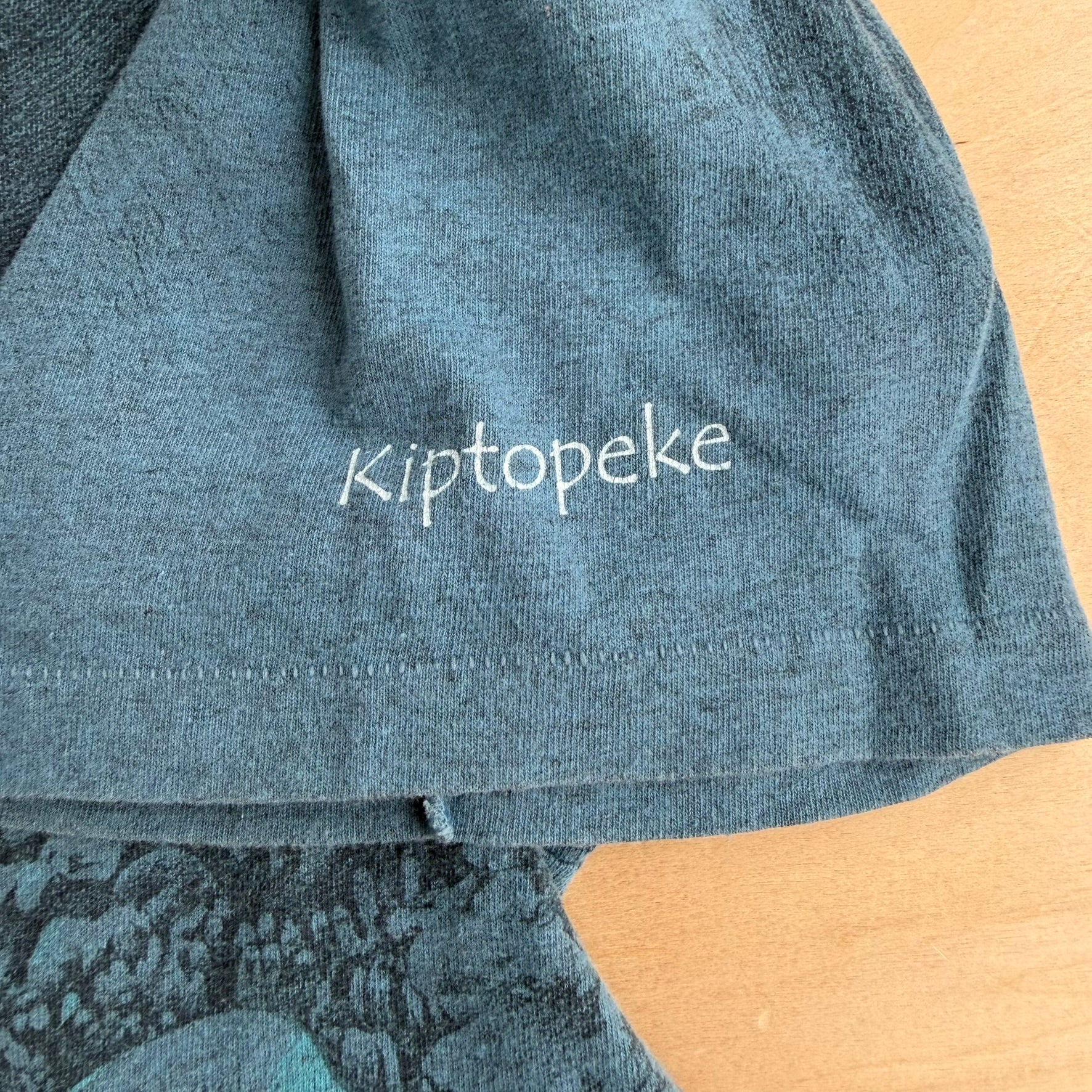 Vintage 90s Habitat Kiptopeke Turtles All Over Print Graphic Made In USA Single Stitch Tee - XL