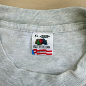 J- Vintage '92 University Of Massachusetts NCAA Basketball Championship Made In USA Single Stitch Tee - XL