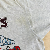 J- Vintage '92 University Of Massachusetts NCAA Basketball Championship Made In USA Single Stitch Tee - XL