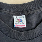 Vintage '93 El Rancho Stevens Horse & Thunder Graphic Made In USA Single Stitch Tee - L