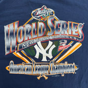 J- Vintage '98 New York Yankees MLB American League Champions Graphic Logo 7 Tee - XL