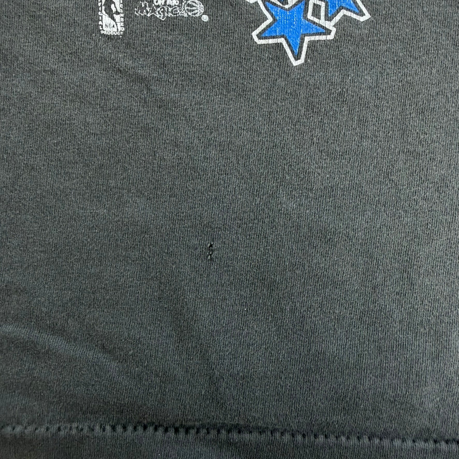 J- Vintage Orlando Magic Shaquille O'Neal Cartoon NBA Graphic Single Stitch Tee - XL