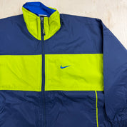 J- Vintage Nike Embroidered Swoosh Zip Up Lightweight Jacket - L