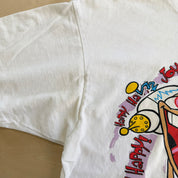 J- Vintage '92 The Ren & Stimpy Show Happy Joy Graphic Single Stitch Tee - XL