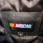 J- Vintage '09 Nascar Sprint Cup Series Dale Earnhardt Jr. Amp Energy Leather Jacket - XL