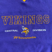 Vintage Minnesota Vikings NFL CSA Embroidered Text & Logo Crewneck - L