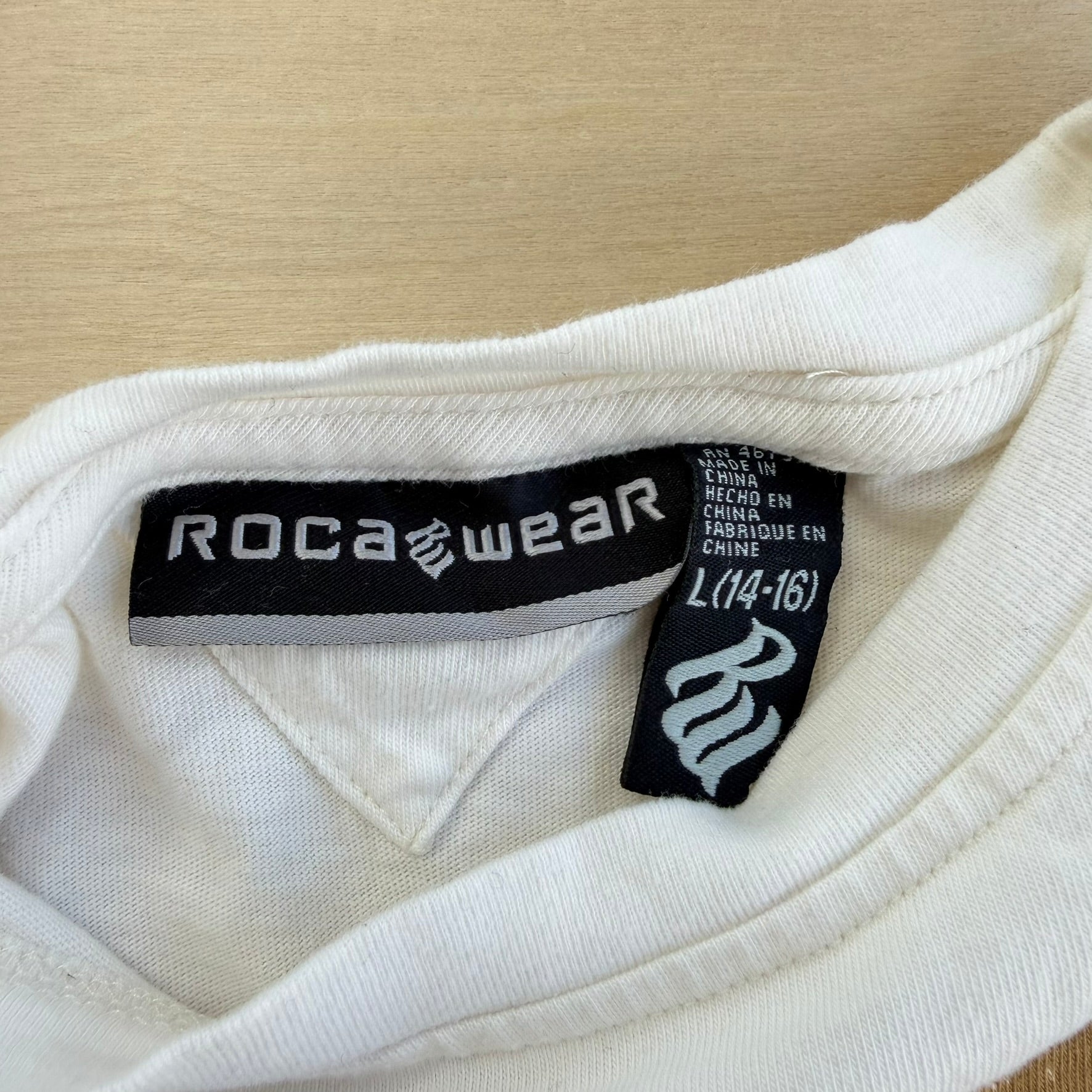 J- Vintage Rocawear Soldiers & Dog Tags Graphic Long Sleeve Tee - L