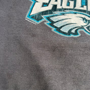 Vintage '01 Philadelphia Eagles NFL Lee Text & Logo Crewneck - L