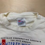 J- Vintage '96 Monterey Automobile Race Graphic Single Stitch Tee - M