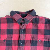 Vintage 90s Polo RL Quilt Lined Heavy Plaid Flannel Jacket - M