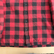 Vintage 90s Polo RL Quilt Lined Heavy Plaid Flannel Jacket - M