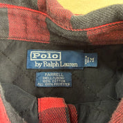 Vintage 90s Polo RL Quilt Lined Heavy Plaid Flannel Jacket - M