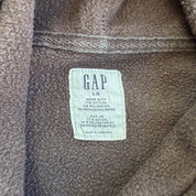 J- Vintage Gap Embroidered Logo Chocolate Brown Hoodie - L
