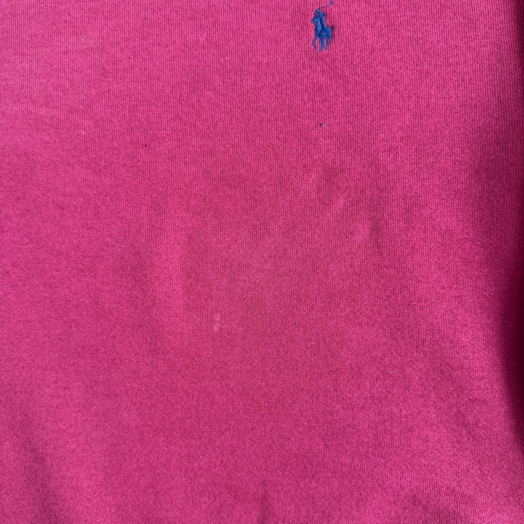Vintage 90s Polo RL Embroidered Logo Made In USA Maroon Crewneck - L (fits M)