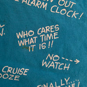 J- Vintage '91 Finally Retired Text Graphic Made In USA Text Single Stitch Tee - XL
