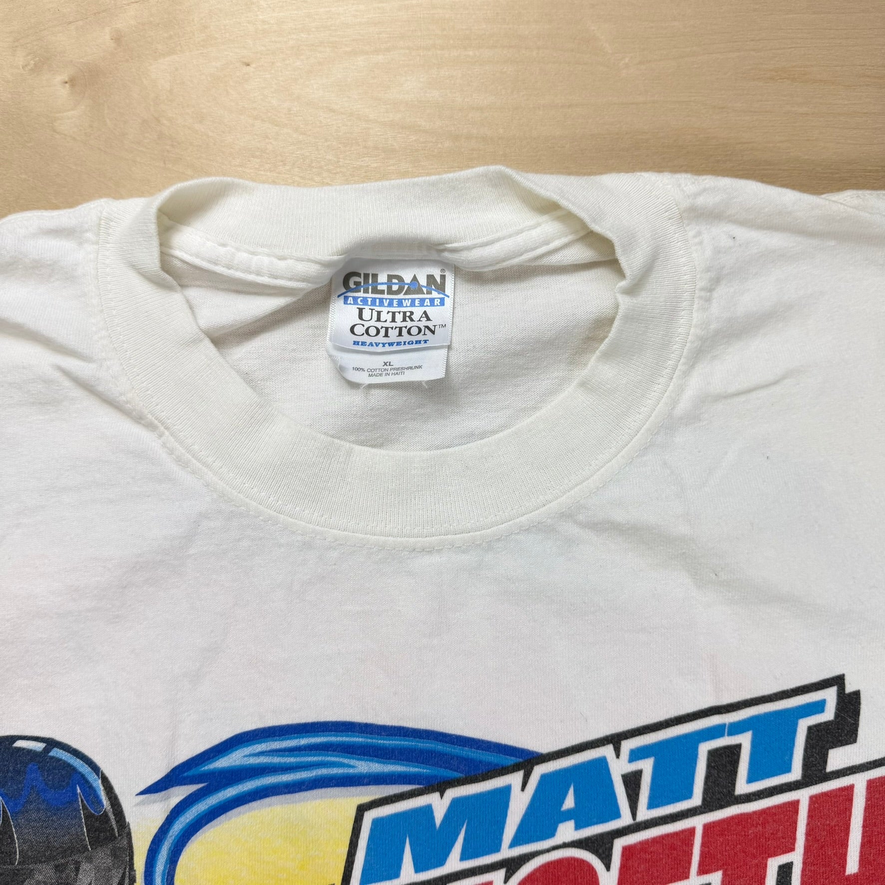 J- Vintage Nascar Matt Kenseth Visine Car Graphic Tee - XL