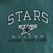 Vintage 90s Dallas Stars NHL Logo Athletic Embroidered Logo & Text Crewneck - XL