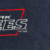 Vintage '00 New York Yankees MLB Puma Embroidered Logo & Text Crewneck - L