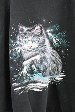 Load image into Gallery viewer, Vintage Hanes Activewear Cat In Snow Crewneck
