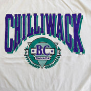 J- Vintage 90s Chilliwack BC Canada Graphic Text Single Stitch Tee - XL