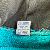 Vintage 90s San Jose Sharks NHL Embroidered Logo & Text Made In USA Turtle Neck Crewneck - M