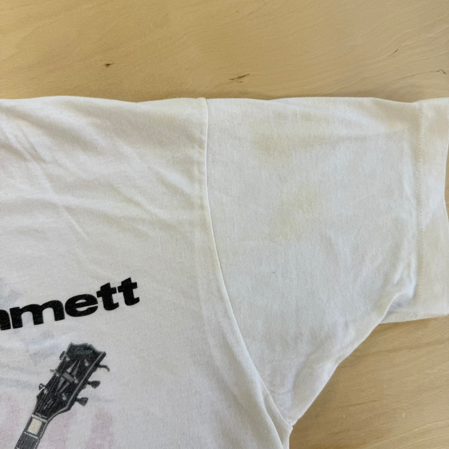 J- Vintage '91 Rik Emmett Absolutely On Tour Picture Made In USA Single Stitch Tee - XL