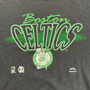 Vintage 90s Boston Celtics NBA Nutmeg Graphic Made In USA Crewneck - XL