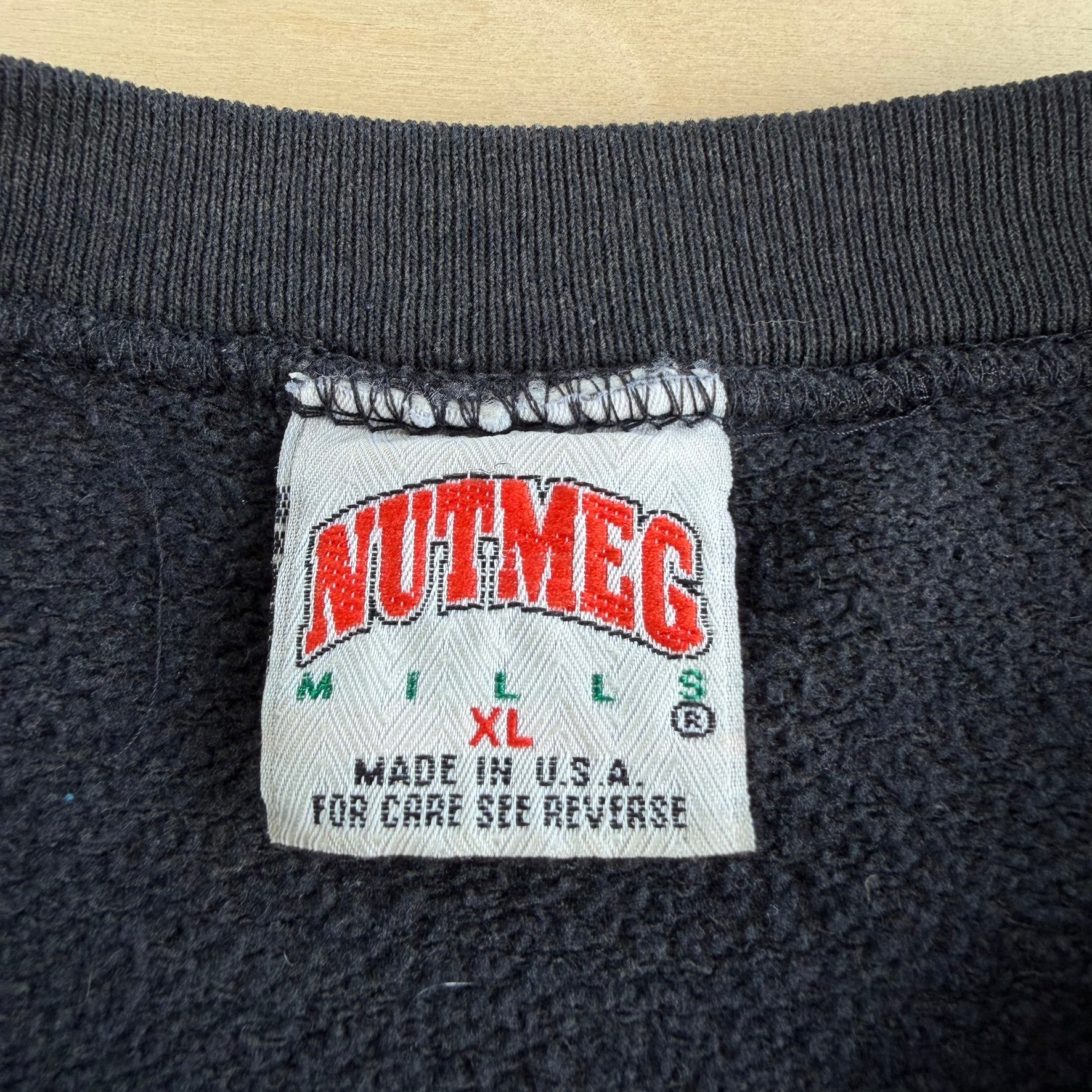 Vintage 90s Boston Celtics NBA Nutmeg Graphic Made In USA Crewneck - XL