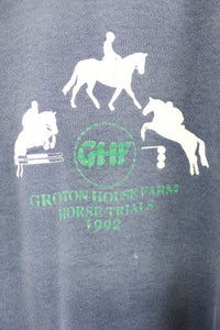 Vintage 1992 Groton House Farms Horse Trials Crewneck