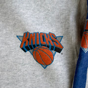 Vintage 90s New York Knicks NBA Salem Sportswear Graphic Made In USA Crewneck - XL