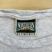 J- Vintage Northern Elements Too Many Fish Too Little Time Graphic Single Stitch Tee - XL