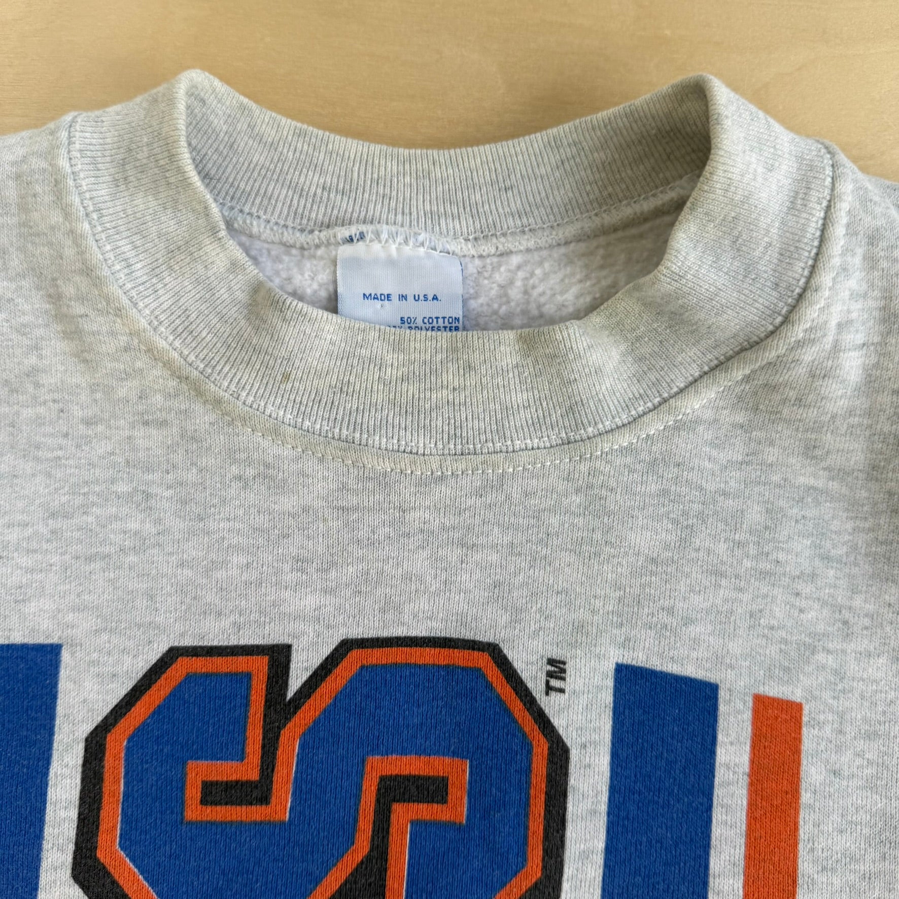 Vintage 90s New York Knicks NBA Salem Sportswear Graphic Made In USA Crewneck - XL