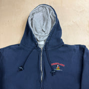 J- Vintage Disney Disneyland Embroidered Text & Mickey Zip Up Hoodie - XL
