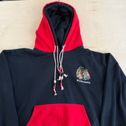 Vintage Chicago Blackhawks NHL Starter Embroidered Logo Crewneck - L