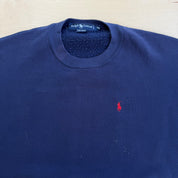 J- Vintage 90s Polo RL Embroidered Logo Made In USA Crewneck - XL