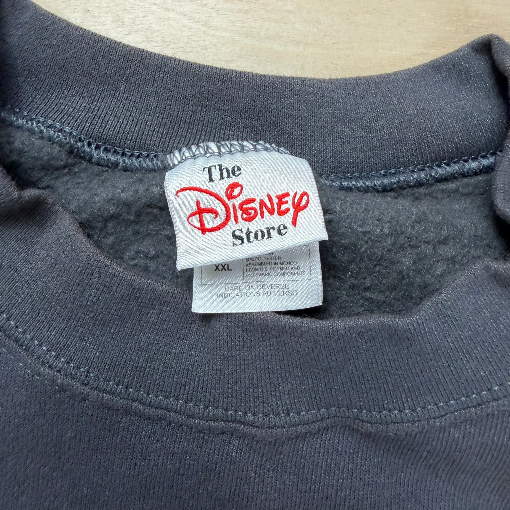 J- Vintage Disney Store Grumpy Dwarf Graphic & Text Crewneck - 2XL