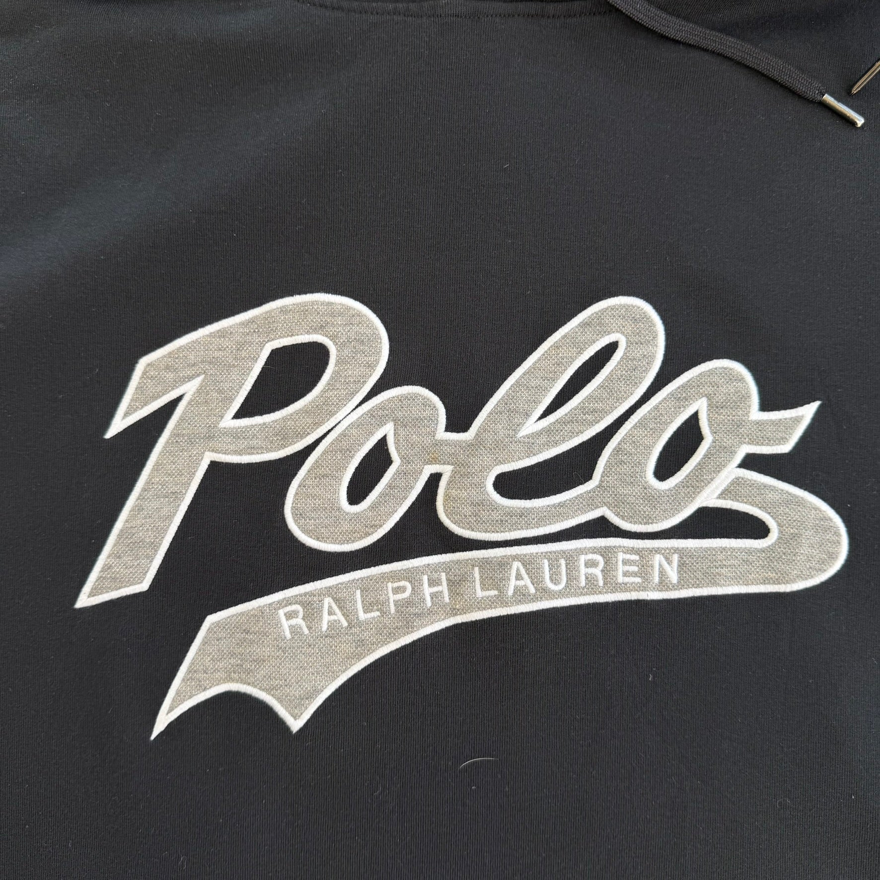 J- Polo RL Embroidered Text Hoodie - 2XL