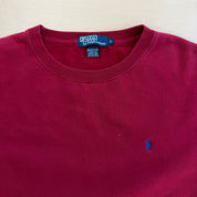 J- Vintage 90s Polo RL Embroidered Logo Made In USA Crewneck - L