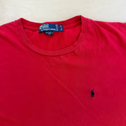 J- Vintage 90s Polo RL Embroidered Logo Made In Canada Tee - XL